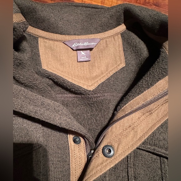 Men’s Eddie Bauer Zip up Sweater - Picture 3 of 5